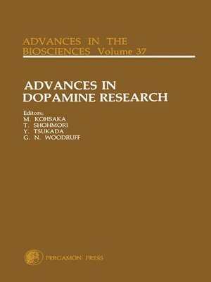 cover image of Advances in Dopamine Research, Volume 37